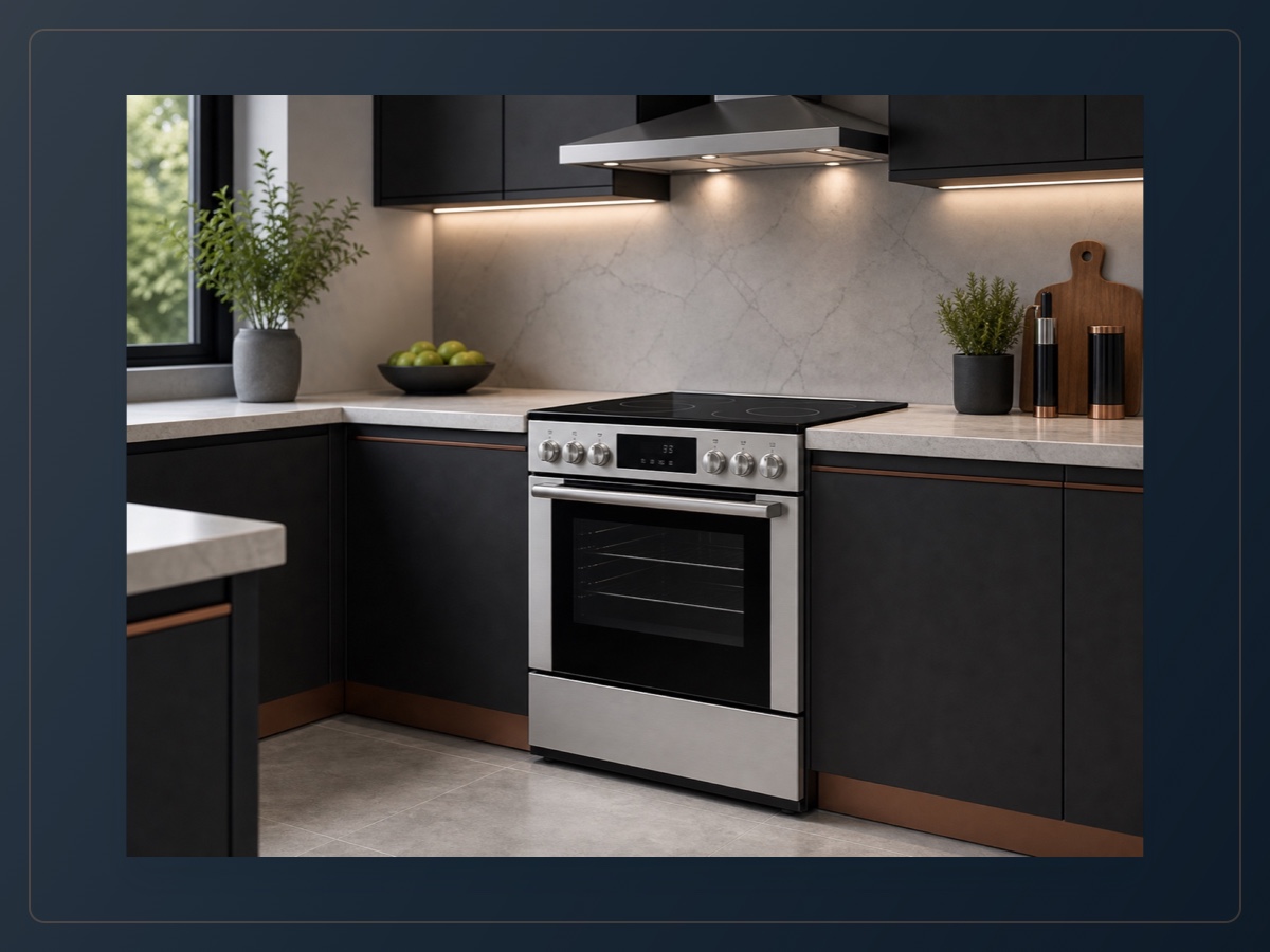 Modern cooker and oven example