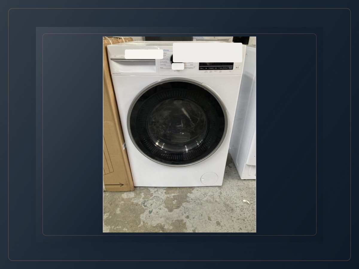 Modern washing machine example